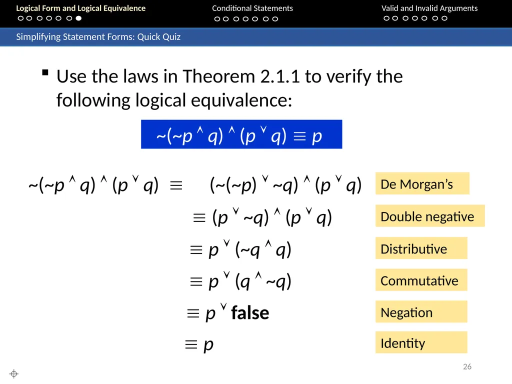 Aaron Tan 20 – 24 August 2018 2. The Logic - slide 26 of 84