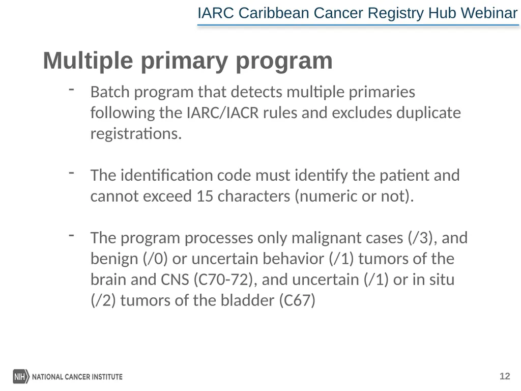 IACRcrgTools Conversion and Check Programs for - slide 12 of 16