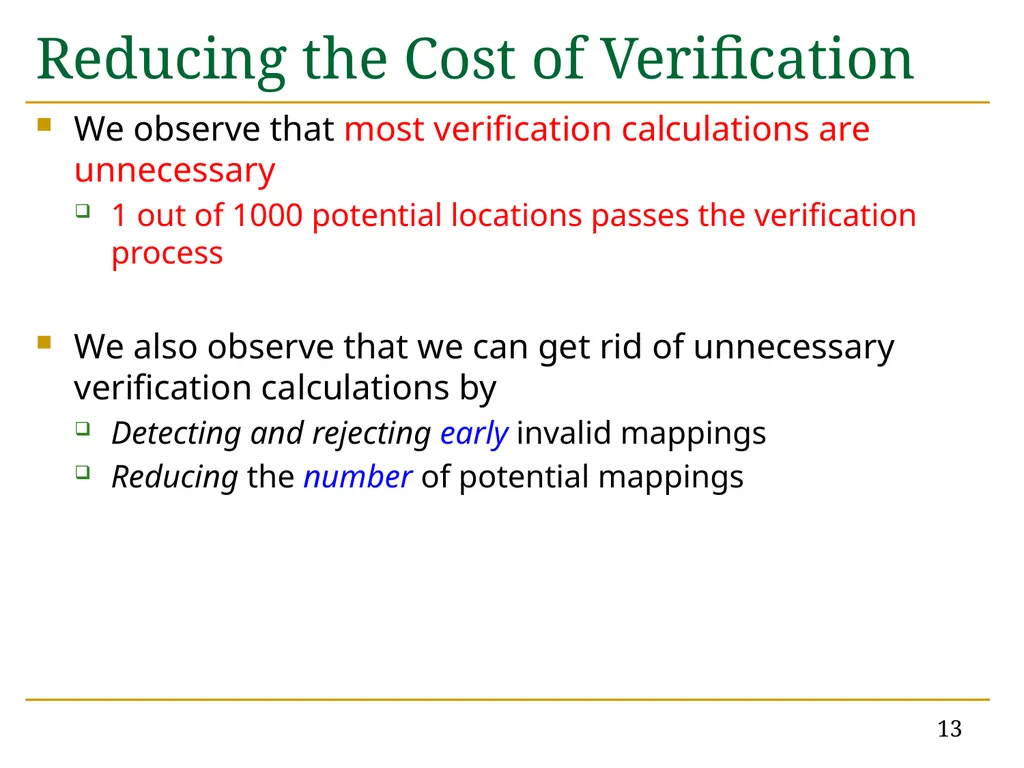 Accelerating Read Mapping with FastHASH Hongyi - slide 13 of 34