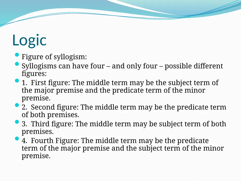 Logic Categorical syllogism: We define a - slide 3 of 13