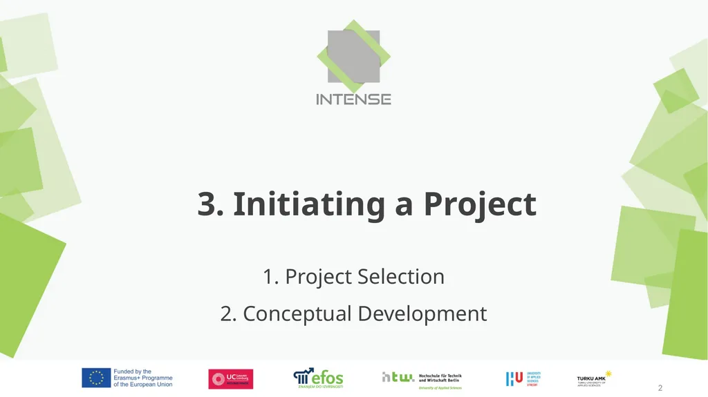 Project Management 1 1. Project Selection 2. - slide 2 of 24