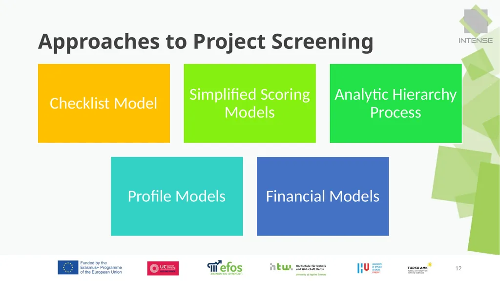 Project Management 1 1. Project Selection 2. - slide 12 of 24