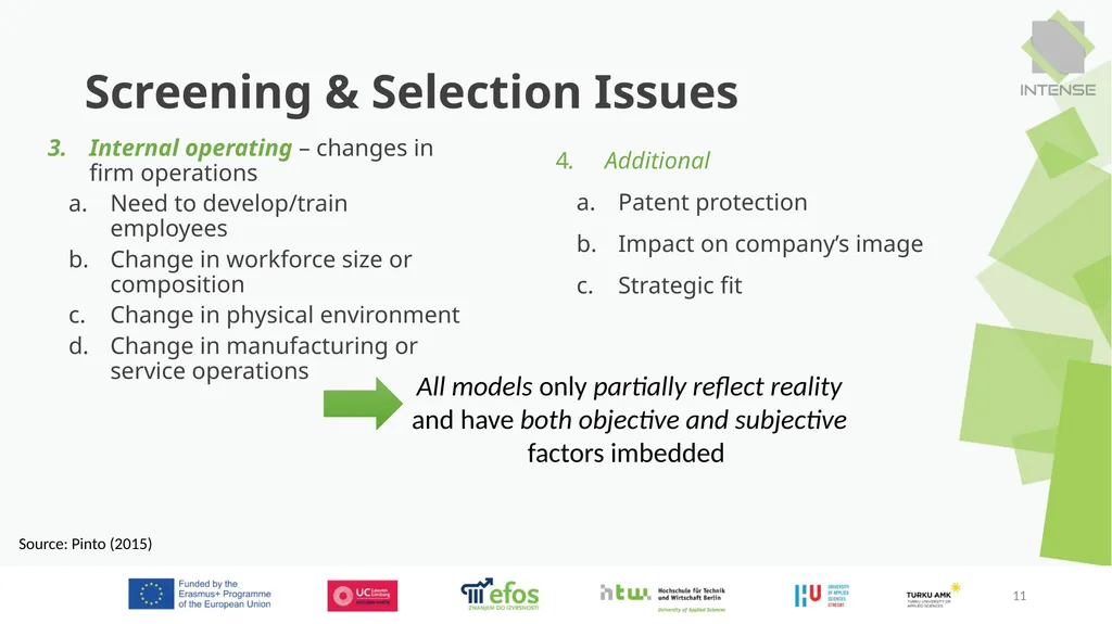 Project Management 1 1. Project Selection 2. - slide 11 of 24