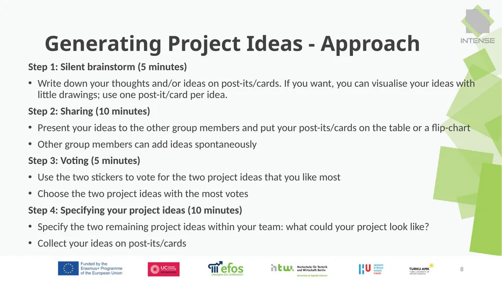 Project Management 1 1. Project Selection 2. - slide 8 of 24
