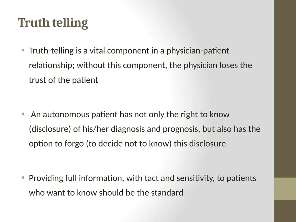 AETCOM Module 2.6 Bioethics: case studies on - slide 15 of 31