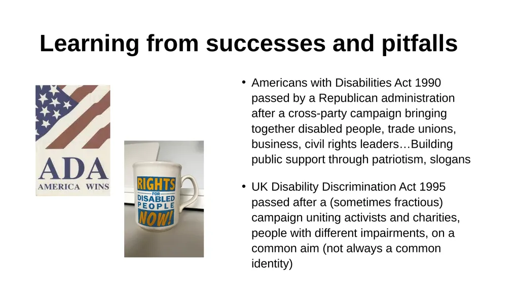 Reflections from the UK: involvement in disability - slide 3 of 8