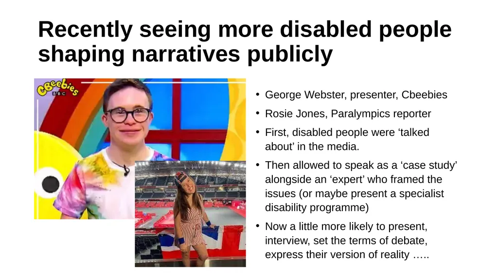 Reflections from the UK: involvement in disability - slide 2 of 8