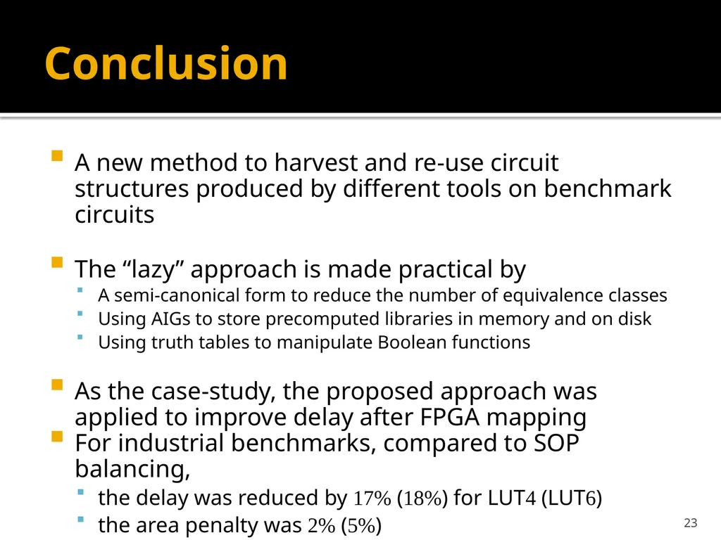 Wenlong Yang Lingli Wang State Key Lab of ASIC and - slide 23 of 26