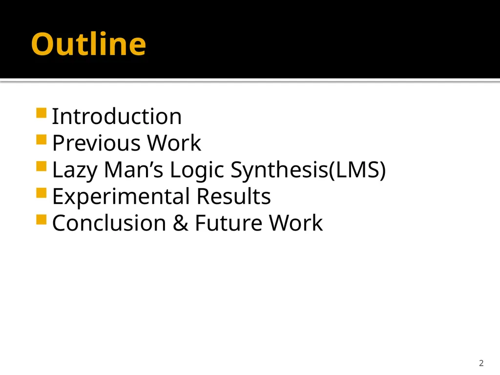 Wenlong Yang Lingli Wang State Key Lab of ASIC and - slide 2 of 26