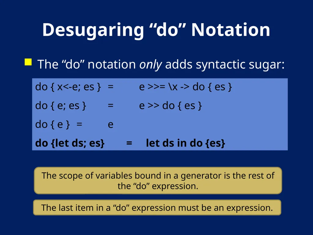 AN Overview OF Haskell Kathleen Fisher Tufts - slide 31 of 54