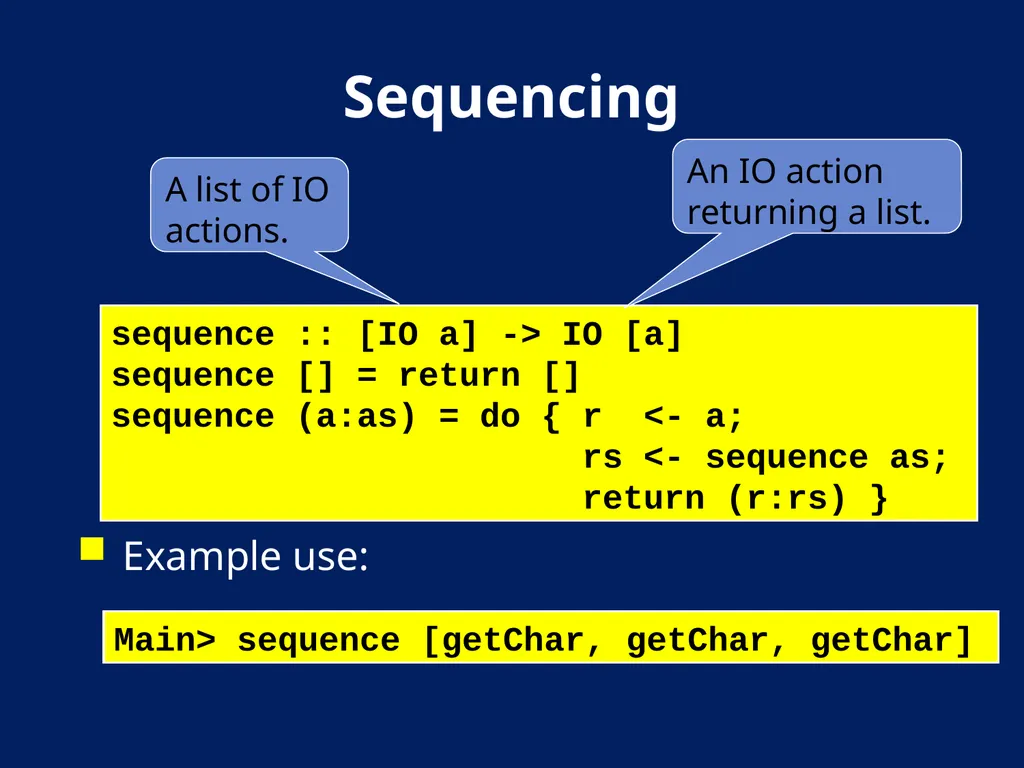 AN Overview OF Haskell Kathleen Fisher Tufts - slide 37 of 54