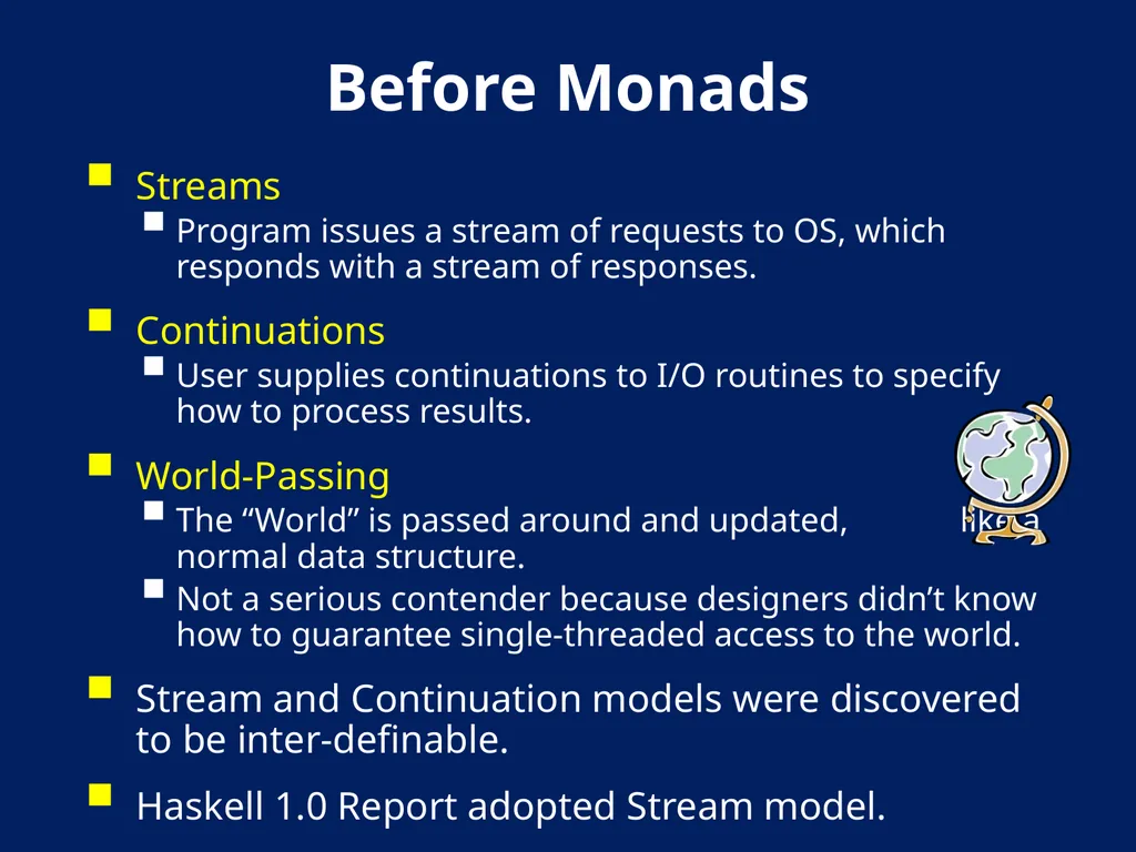 AN Overview OF Haskell Kathleen Fisher Tufts - slide 18 of 54