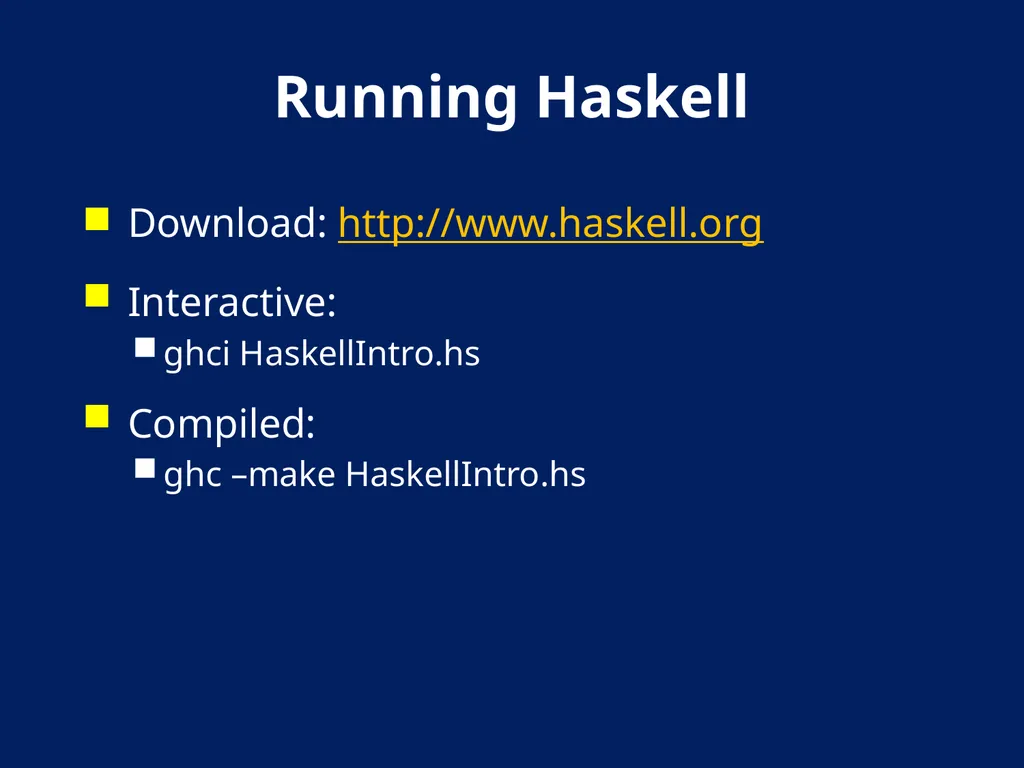 AN Overview OF Haskell Kathleen Fisher Tufts - slide 54 of 54