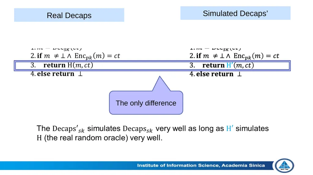 Theoretical Aspects of Post-Quantum Cryptography - slide 12 of 23