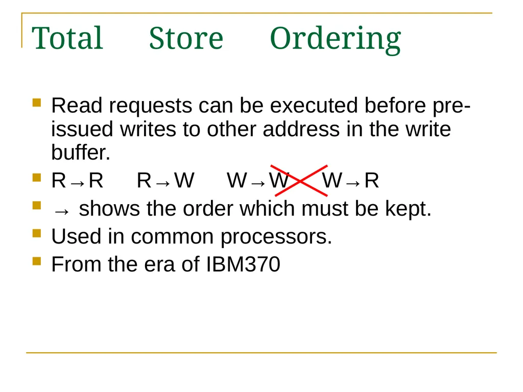 Relaxed Consistency models and software - slide 9 of 46