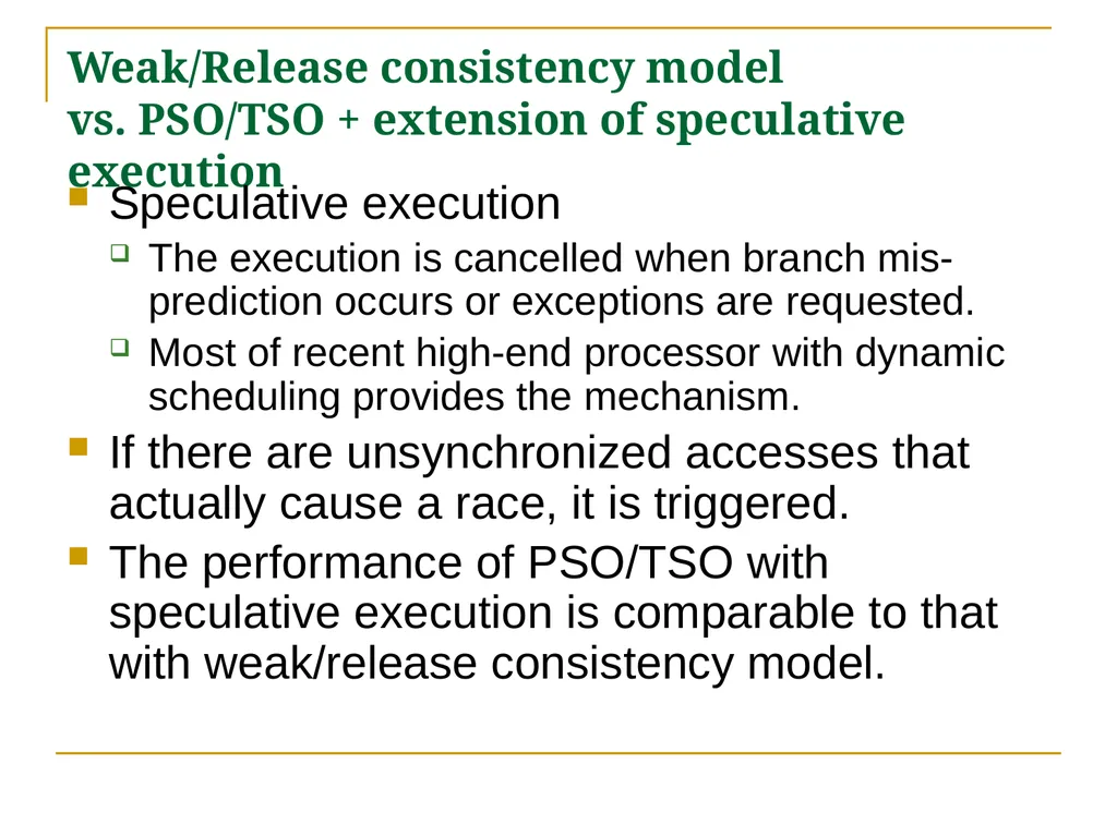 Relaxed Consistency models and software - slide 26 of 46