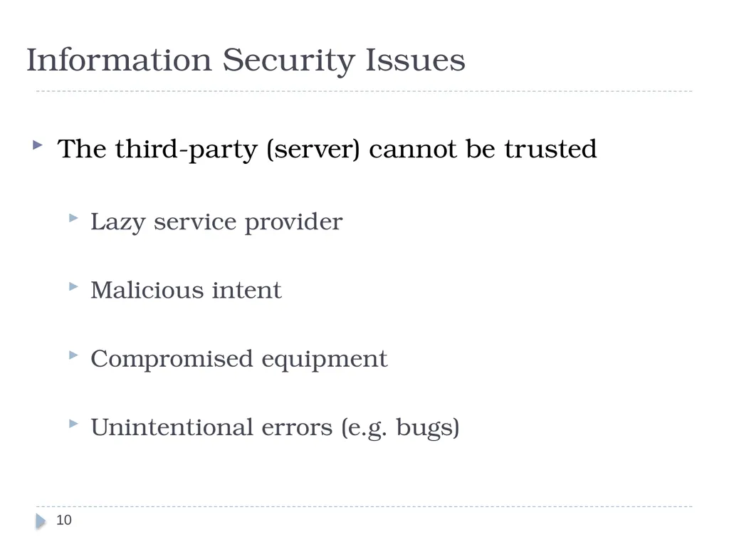 Query Assurance on Data Streams Ke Yi (AT&T Labs, - slide 10 of 33