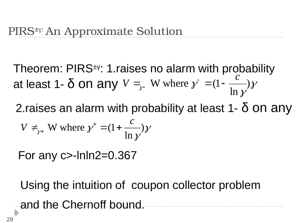 Query Assurance on Data Streams Ke Yi (AT&T Labs, - slide 29 of 33
