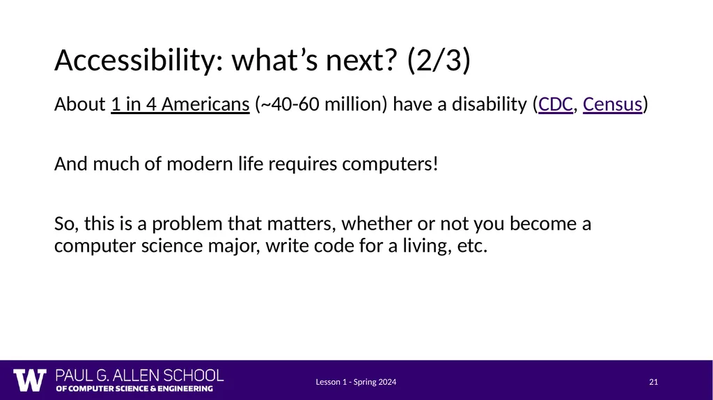 Lesson 1 - Spring 2024 1 CSE 121 Lesson 1: - slide 20 of 22