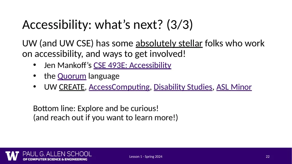 Lesson 1 - Spring 2024 1 CSE 121 Lesson 1: - slide 21 of 22