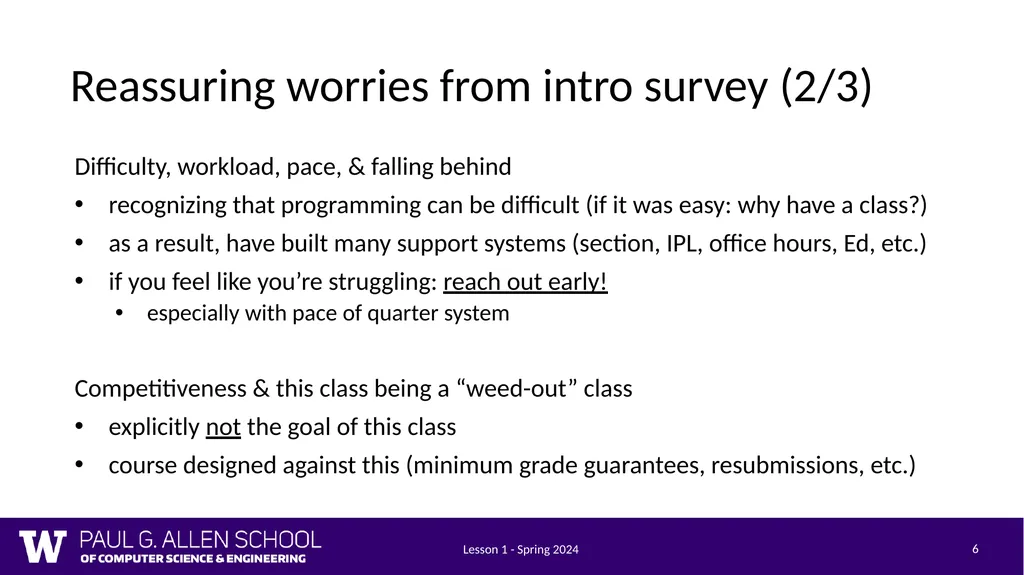 Lesson 1 - Spring 2024 1 CSE 121 Lesson 1: - slide 6 of 22