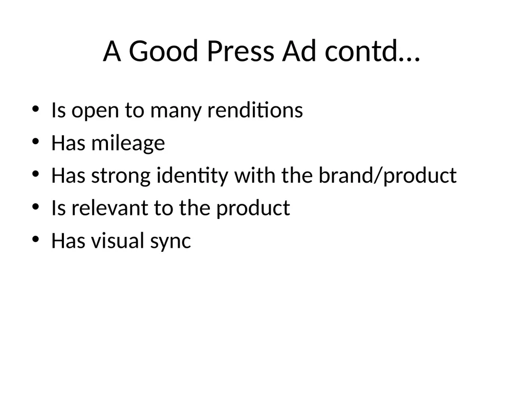 The Press Ad Art of Writing Semester 6 2019 Dr. - slide 3 of 15