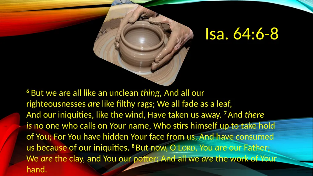 HAPPY SABBATH Sir Winston Churchill THE POTTER AND - slide 16 of 37