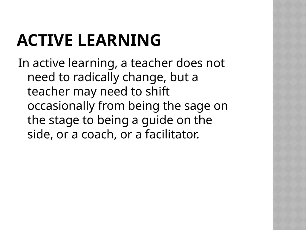 Student Engagement An engaging presentation - slide 6 of 19