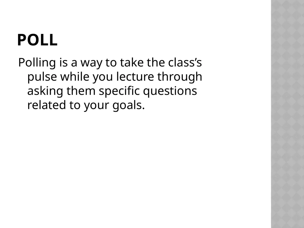 Student Engagement An engaging presentation - slide 11 of 19