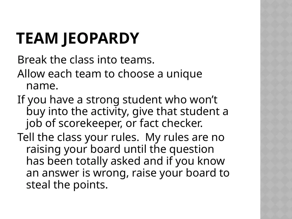 Student Engagement An engaging presentation - slide 18 of 19