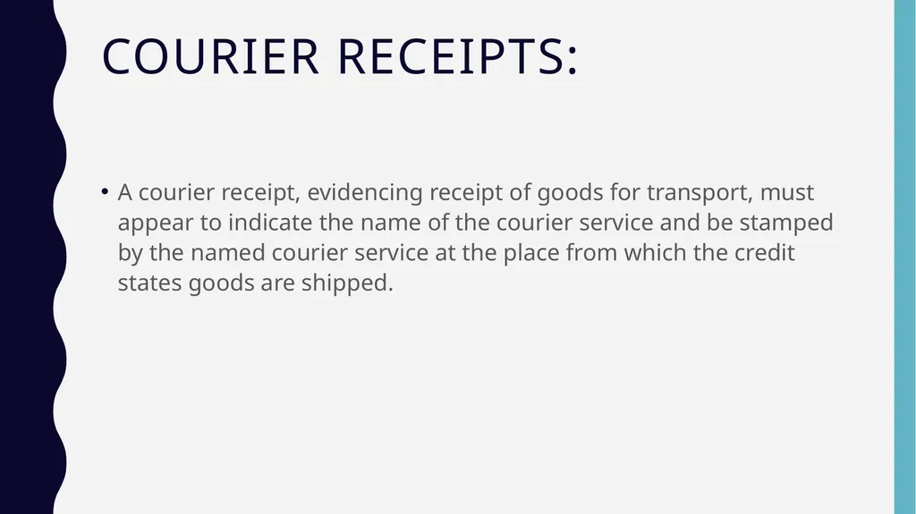 TRANSPORTatıon DOcUMENTS GENERAL INFO We all know, - slide 27 of 41