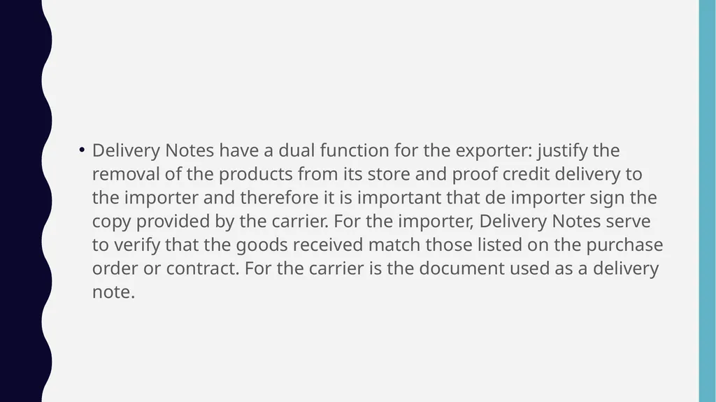 TRANSPORTatıon DOcUMENTS GENERAL INFO We all know, - slide 38 of 41