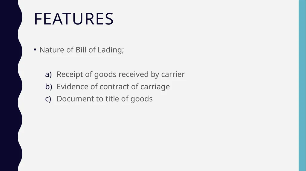 TRANSPORTatıon DOcUMENTS GENERAL INFO We all know, - slide 10 of 41