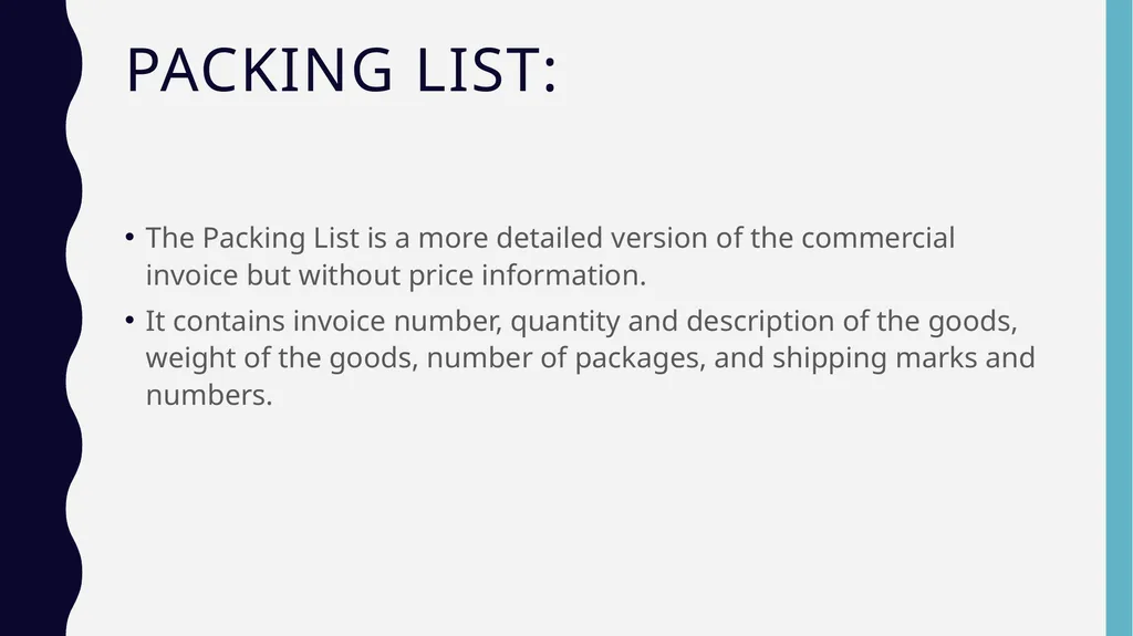 TRANSPORTatıon DOcUMENTS GENERAL INFO We all know, - slide 34 of 41