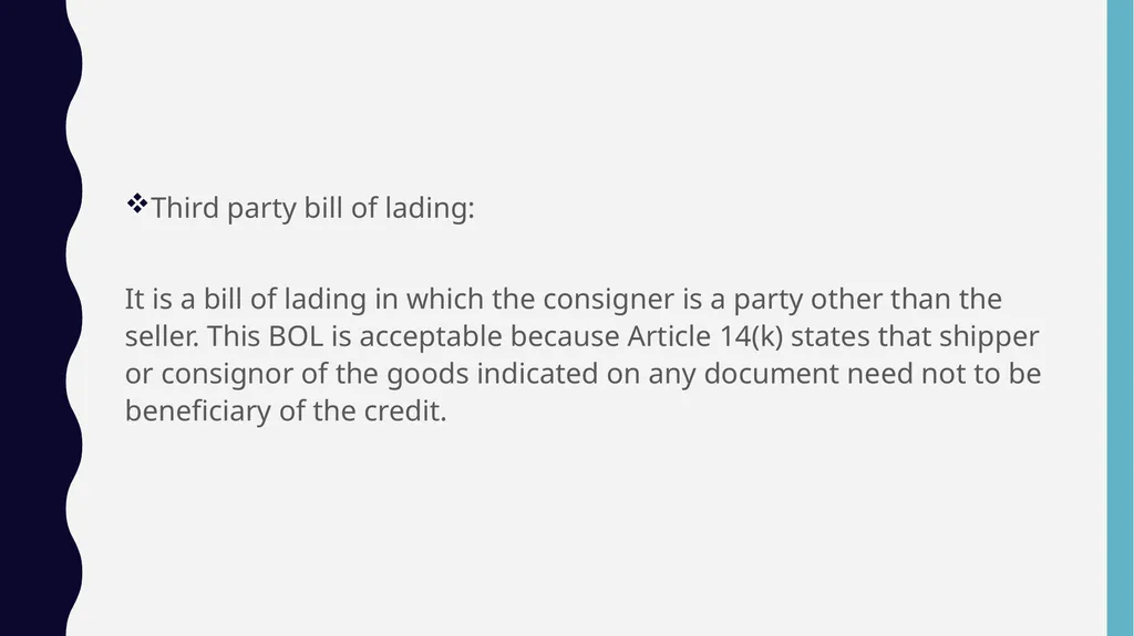 TRANSPORTatıon DOcUMENTS GENERAL INFO We all know, - slide 22 of 41