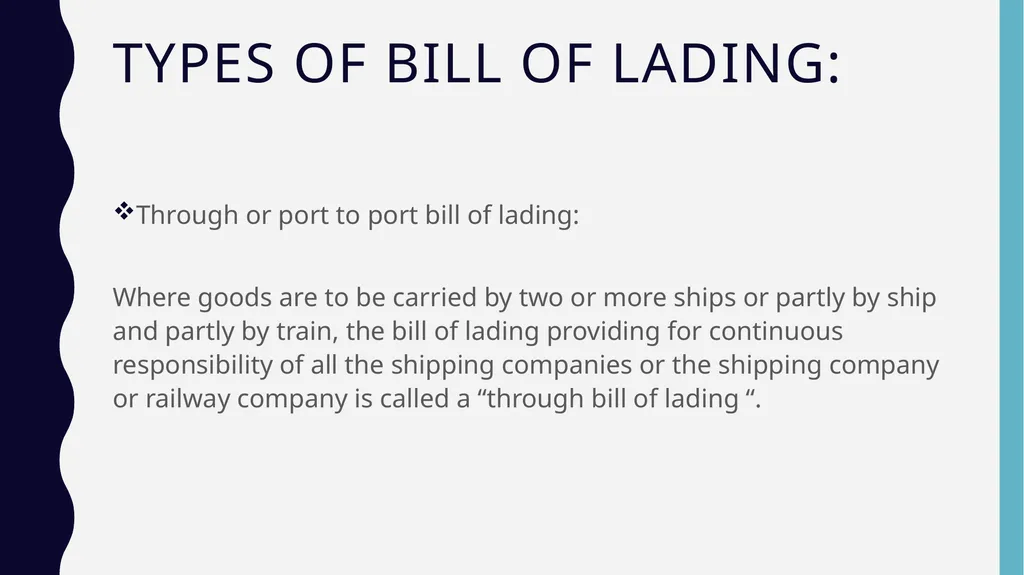 TRANSPORTatıon DOcUMENTS GENERAL INFO We all know, - slide 16 of 41