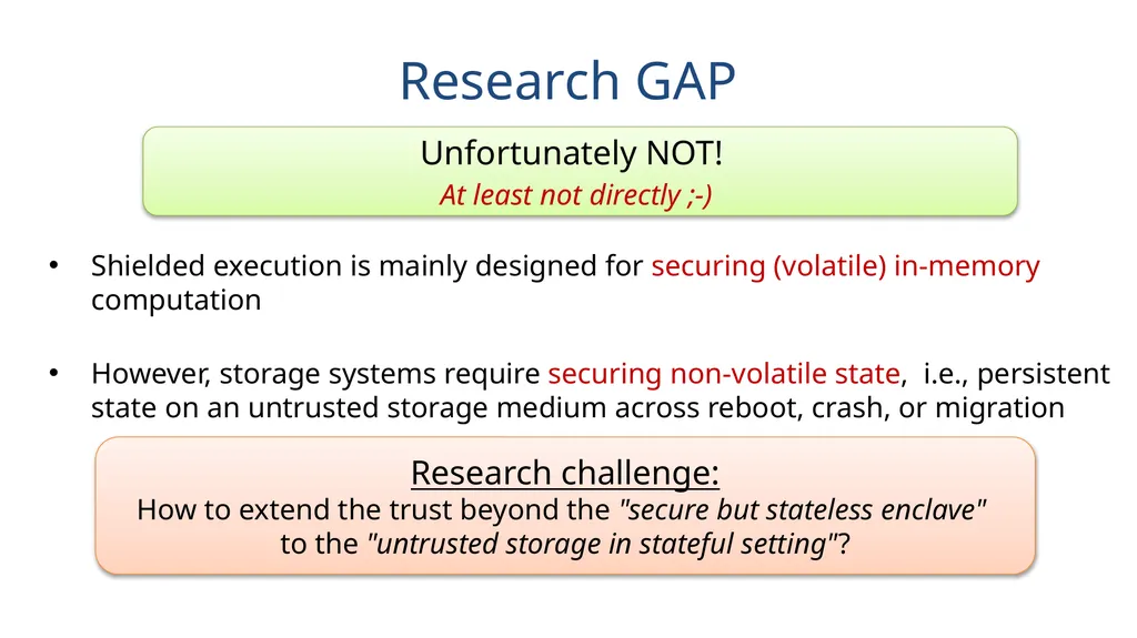 Speicher Securing LSM-based KV Stores using - slide 4 of 32