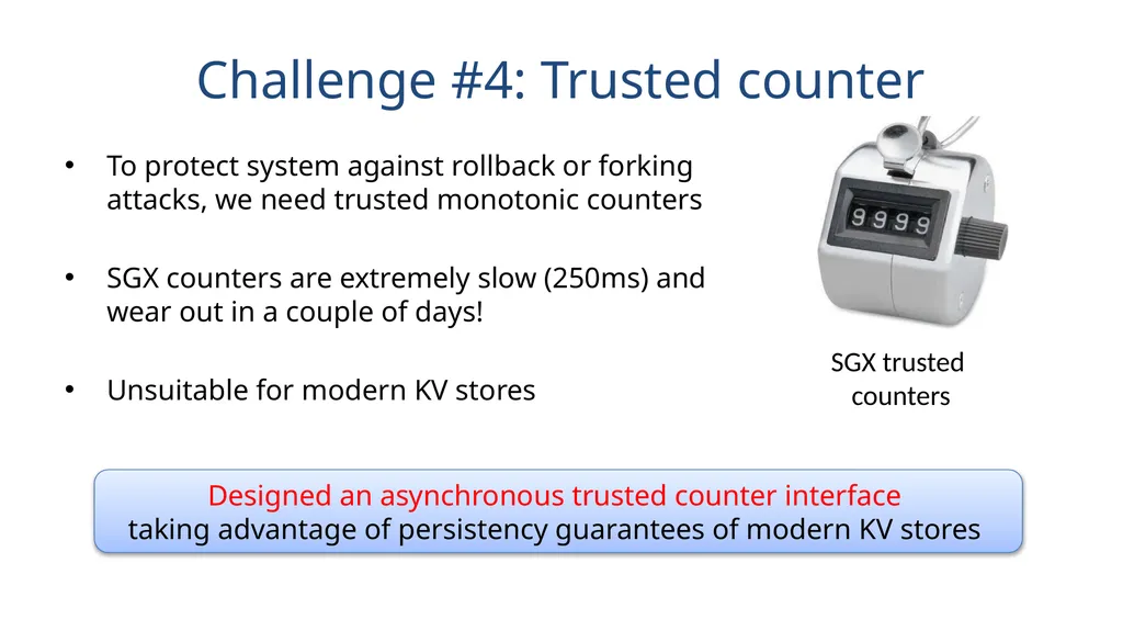 Speicher Securing LSM-based KV Stores using - slide 10 of 32