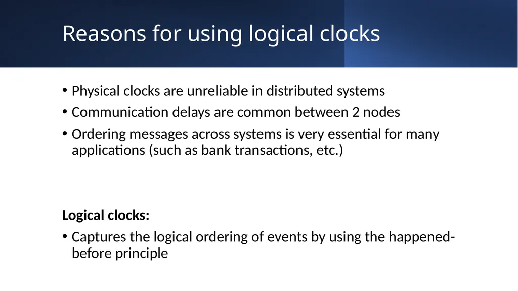 IN5020 - Distributed Systems Group Session Topic 2 - slide 14 of 20