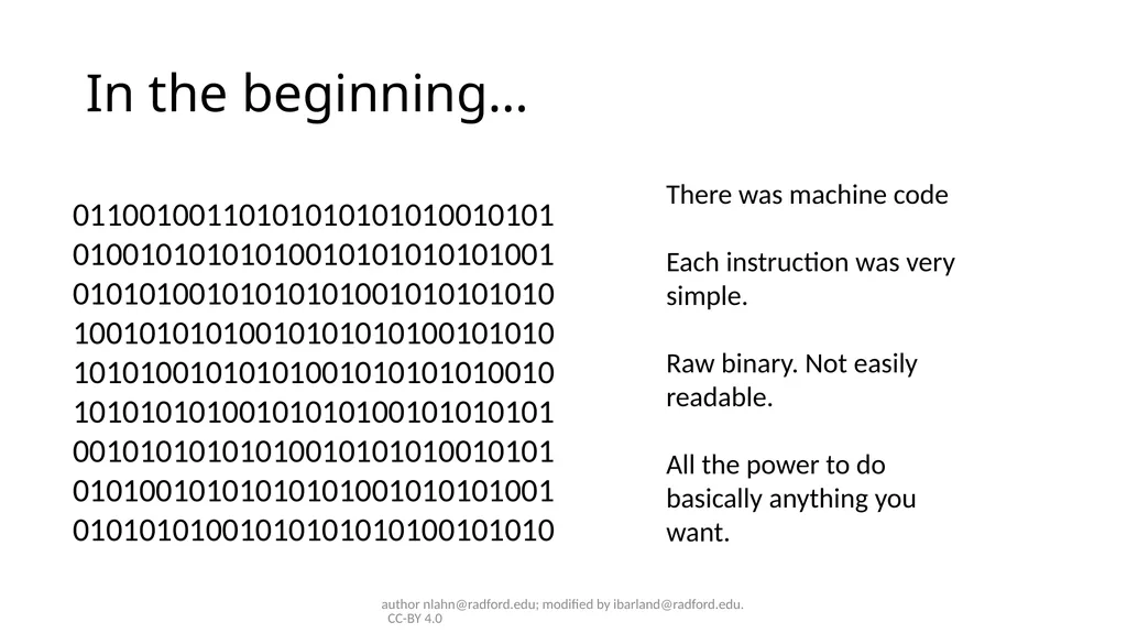 Course Intro ITEC320 author nlahn@radford.edu; - slide 10 of 20