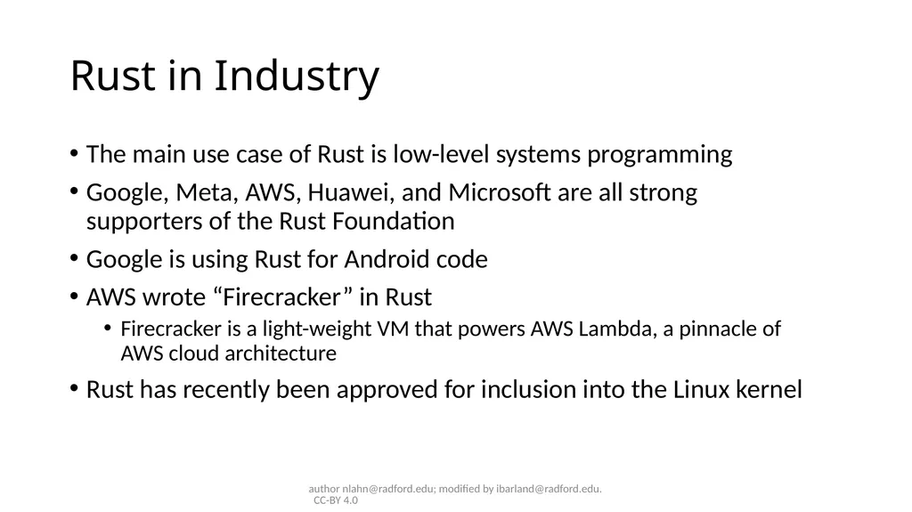 Course Intro ITEC320 author nlahn@radford.edu; - slide 18 of 20