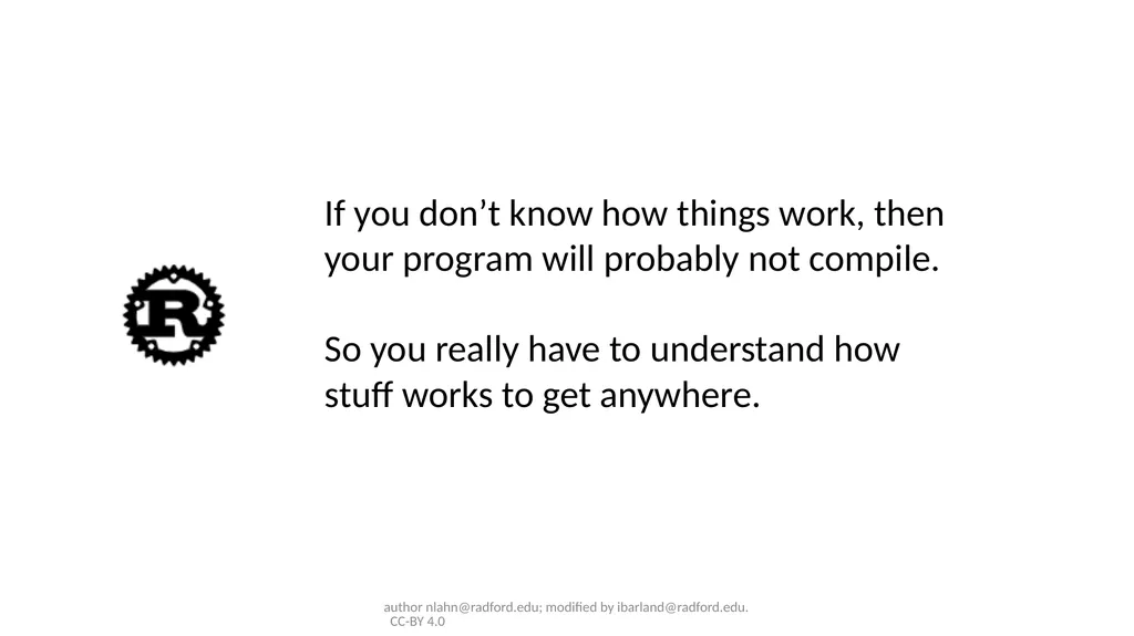 Course Intro ITEC320 author nlahn@radford.edu; - slide 17 of 20