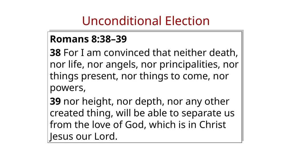 Session 2-A What’s So Great About Unconditional - slide 10 of 39