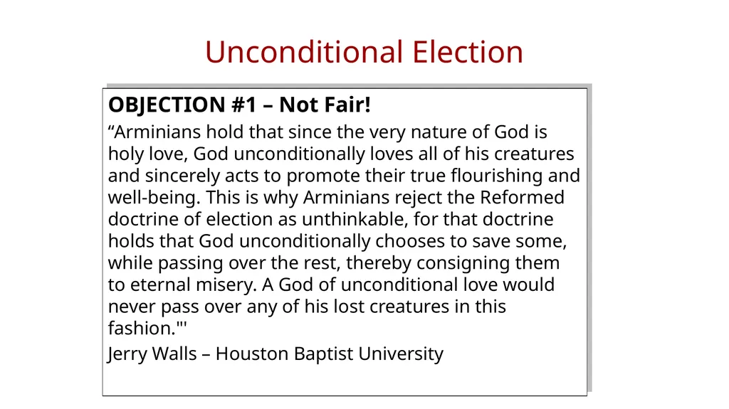Session 2-A What’s So Great About Unconditional - slide 16 of 39
