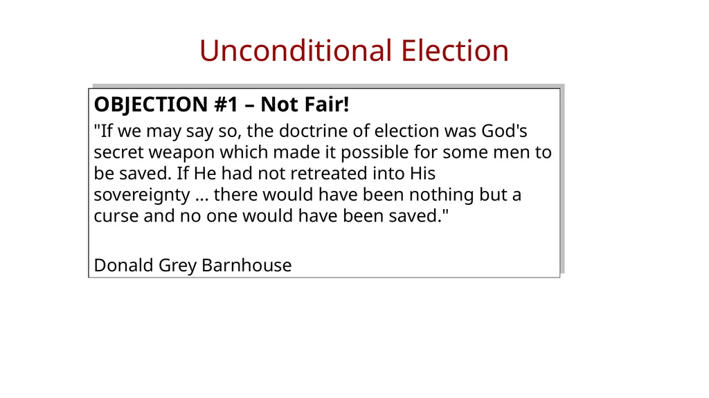 Session 2-A What’s So Great About Unconditional - slide 20 of 39