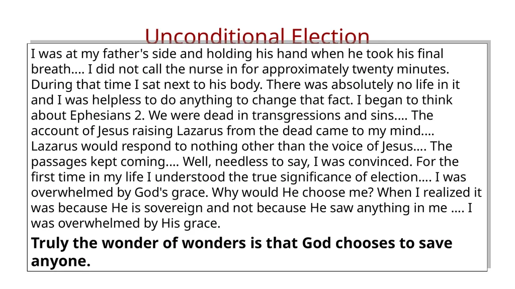 Session 2-A What’s So Great About Unconditional - slide 38 of 39