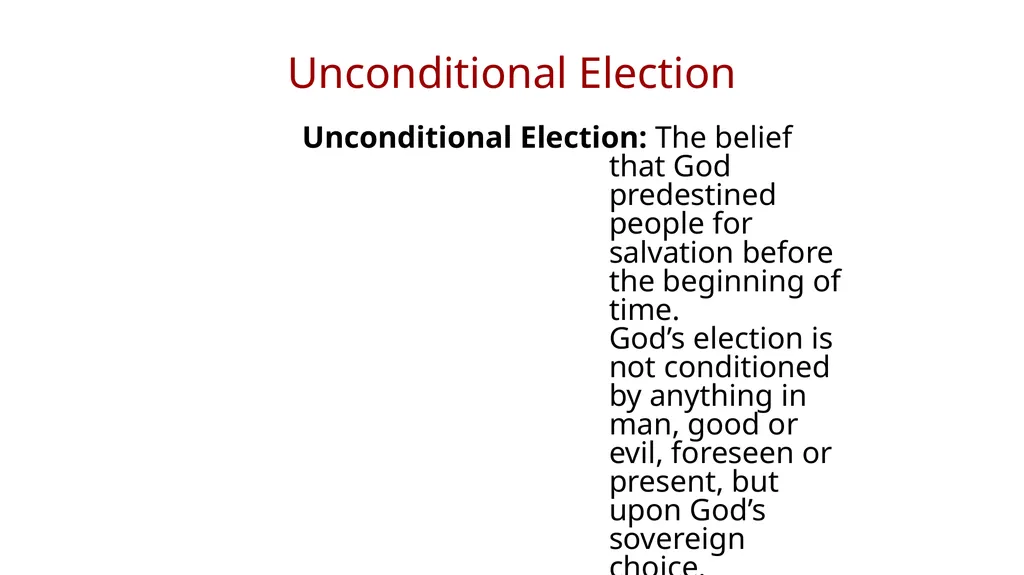 Session 2-A What’s So Great About Unconditional - slide 4 of 39