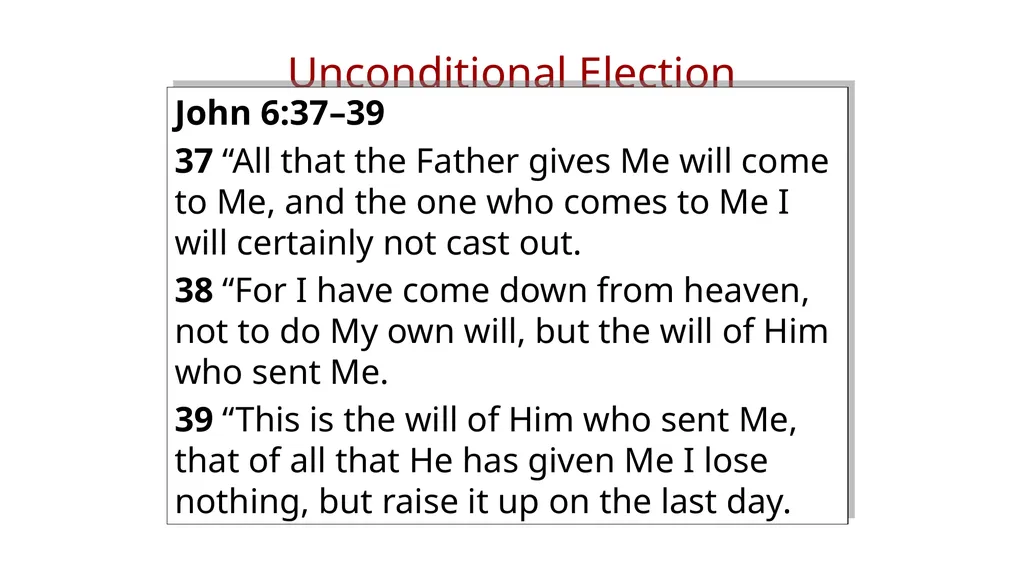 Session 2-A What’s So Great About Unconditional - slide 9 of 39