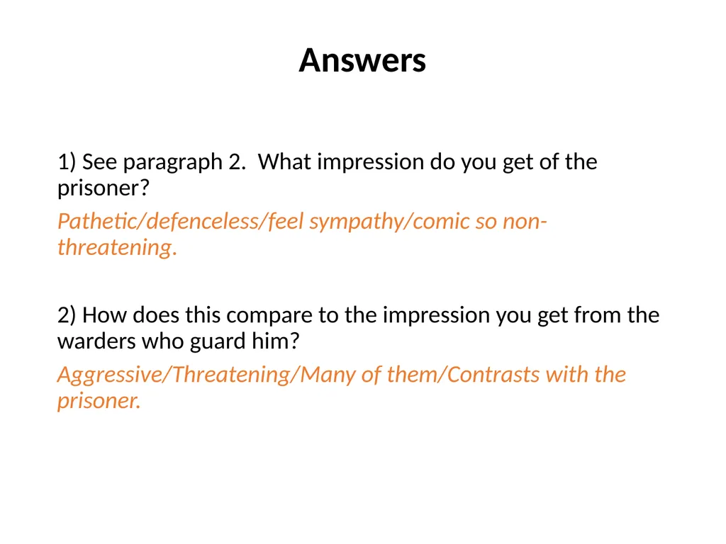 A Hanging – George Orwell George Orwell - - slide 18 of 61