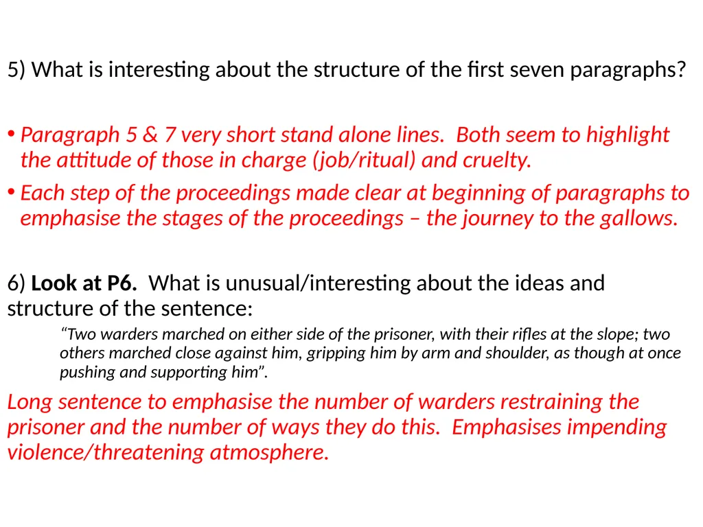 A Hanging – George Orwell George Orwell - - slide 20 of 61